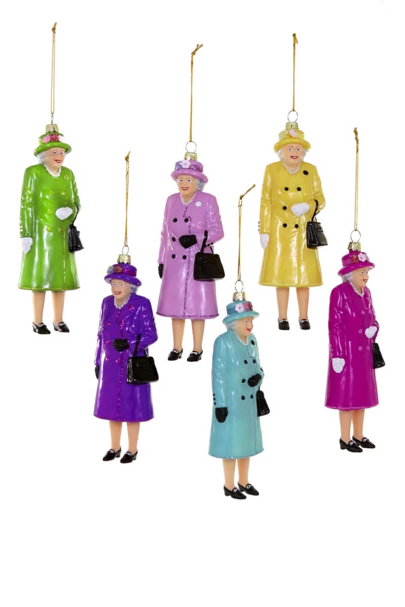 Enfeite Rainha Elizabeth