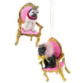Enfeite de Natal Pug Real